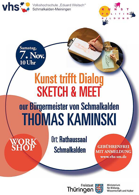 Öffnet die Seite '"Sketch and Meet" our Bürgermeister Thomas Kaminski'